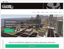 Tablet Screenshot of hellfiregames.com